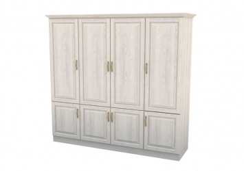 Шкаф распашной 4-х створчатый с ящиками Эдем