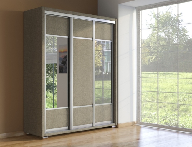 Шкаф-купе 3-х дверный Orma Soft 2 зеркала